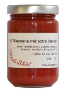 D’Cayenne mit extra Chnobli