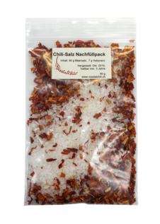 Nachfüllpackig für Salzmüli, Habanero