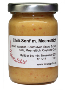Chili Senf mit Meerettich