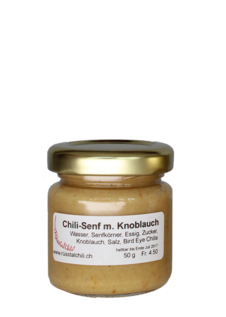 Chili Senf mit Knoblauch