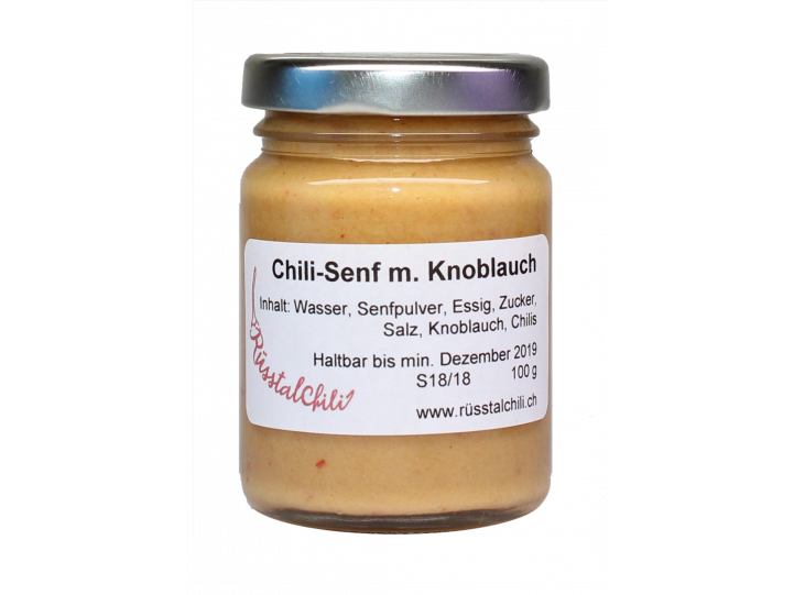 Chili Senf mit Knoblauch