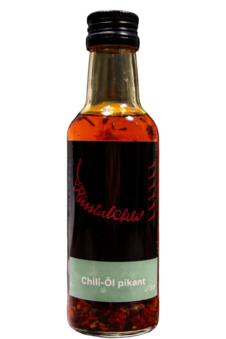 Chili-Öl mit Kräuter pikant